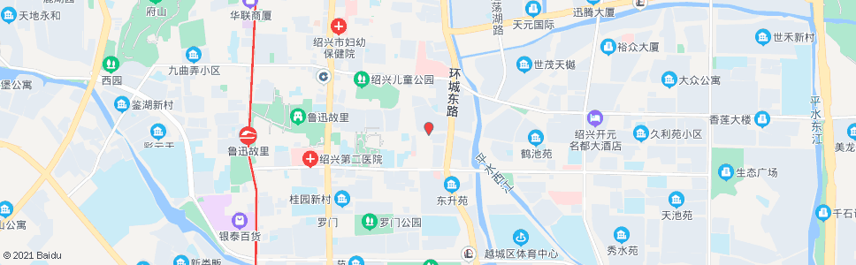 绍兴花园新村_公交站地图_绍兴公交_妙搜公交查询2025