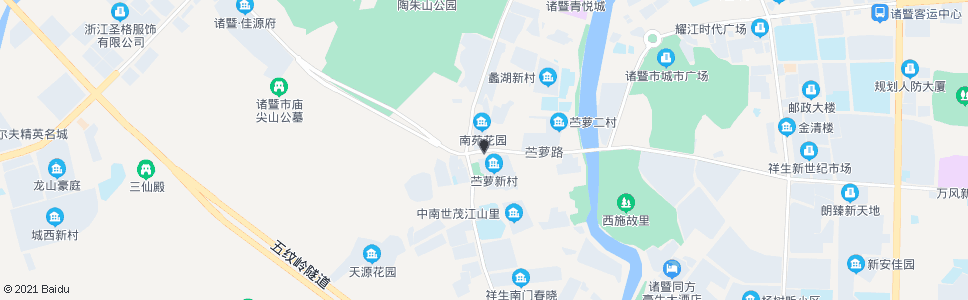 绍兴苎萝新村_公交站地图_绍兴公交_妙搜公交查询2024