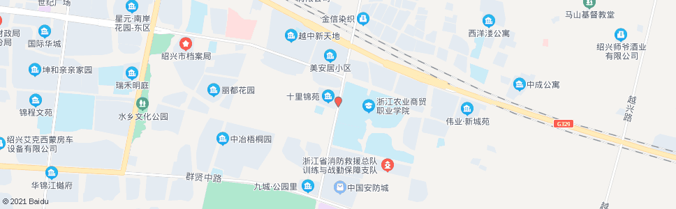 绍兴越秀路育贤路口(东安村)_公交站地图_绍兴公交_妙搜公交查询2025