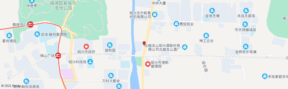 绍兴里谷社(洋江路口)_公交站地图_绍兴公交_妙搜公交查询2025