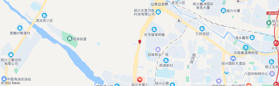 绍兴里水江村_公交站地图_绍兴公交_妙搜公交查询2024