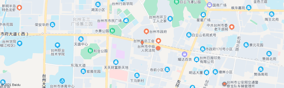 台州建设大楼_公交站地图_台州公交_妙搜公交查询2025