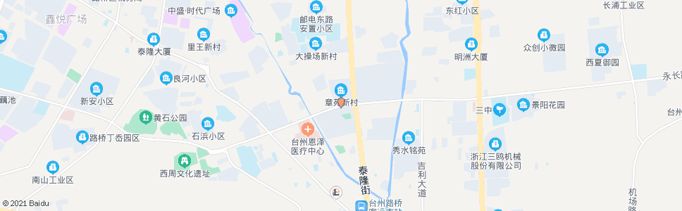 台州章杨新村(小商品市场)_公交站地图_台州公交_妙搜公交查询2025