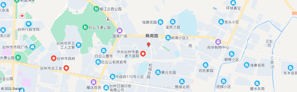 台州枫南小区(东门)_公交站地图_台州公交_妙搜公交查询2025