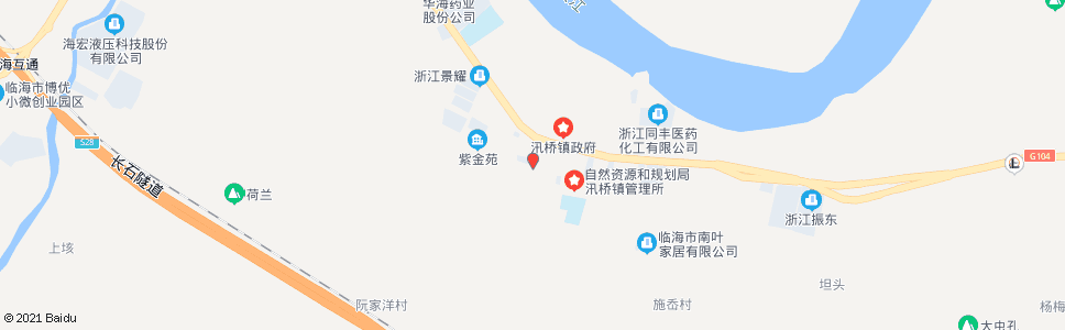 台州蒋山路口_公交站地图_台州公交_妙搜公交查询2025