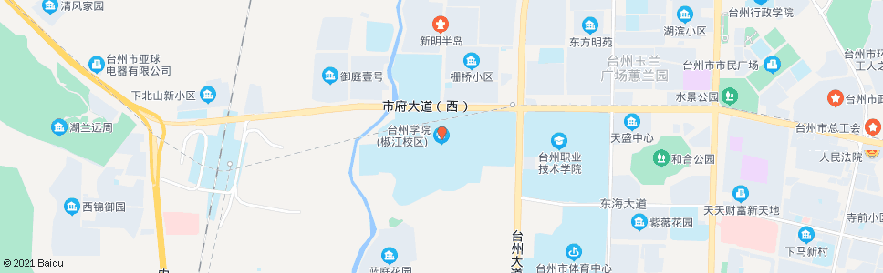 台州台州学院椒江校区_公交站地图_台州公交_妙搜公交查询2024