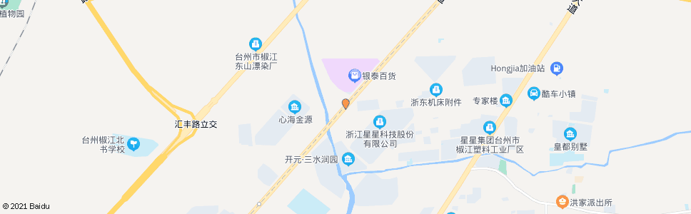 台州中心大道洪龙路口_公交站地图_台州公交_妙搜公交查询2025