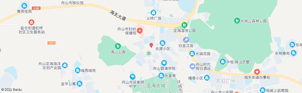 舟山北园新村_公交站地图_舟山公交_妙搜公交查询2025