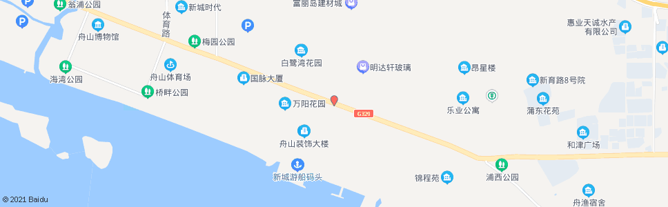 舟山富丽岛路_公交站地图_舟山公交_妙搜公交查询2025