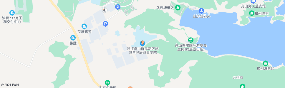 舟山舟山旅游健康学院_公交站地图_舟山公交_妙搜公交查询2024